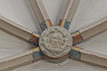Blattmaske im Schlussstein Deckengewölbe Bartholomäuskirche (Markgröningen)