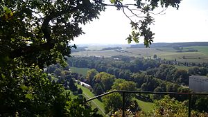 View from Zoitzberg into the Elstertal