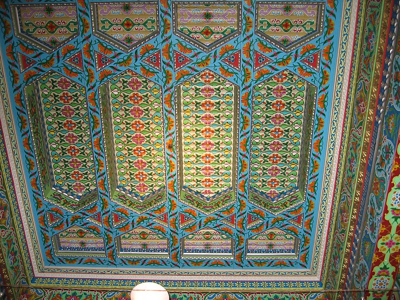 File:Boulder Dushanbe teahouse ceiling.jpg