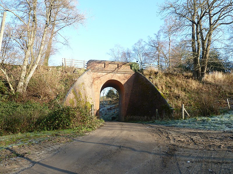 File:Bridge for the Bluebell Railway by Mill Place Farm - geograph.org.uk - 3257303.jpg