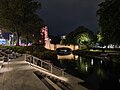 Bridge of Remembrance at night - The Terrace (Oxford Terrace). January 2023