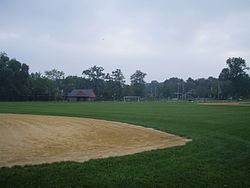 The field at Brookside School, August 2007 Brookside school field.jpg