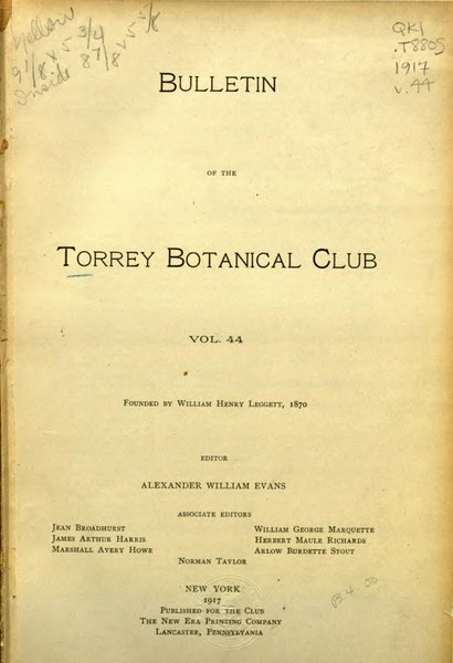 File:Bulletin of the Torrey Botanical Club. (IA mobot31753002262480).pdf
