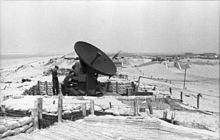 Radar Würzburg utilisé par les Allemands durant la Seconde guerre mondiale pour guider le tir de la DCA du mur de l'Atlantique