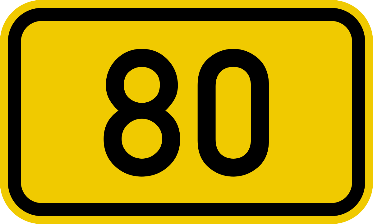 File Bundesstrasse 80 Number Svg Wikimedia Commons