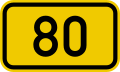 File:Bundesstraße 80 number.svg