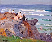 By the New England Seashore, by Edward Henry Potthast