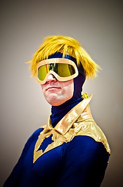 C2E2 2013 - Booster Gold (8702693744).jpg