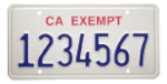 CA Exempt Plate.gif