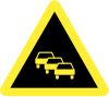 Traffic queues likely ahead