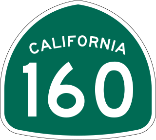 <span class="mw-page-title-main">California State Route 160</span> Highway in California