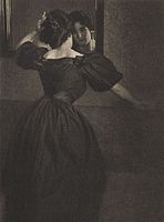 Dívka se zrcadlem, 1906