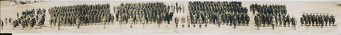 Canadian Expeditionary Force, 154th O.S. Battalion, Barriefield Camp, Ontario, Sept. 13, 1916 (HS85-10-32560)