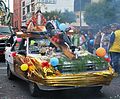 Car-float at the feast of the Virgin of San Juan de los Lagos, Colonia Doctores, Mexico City (2011)