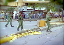 Venezuelan troops responding during the Caracazo Caracazo military response.png