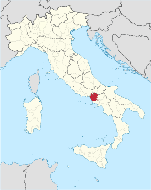 Cherta de la provinzia de Caserta