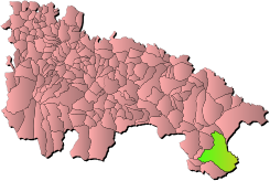 Městská oblast Cervera del Río Alhama.