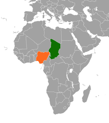 Frontera entre Chad y Nigeria