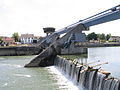 English: The sluice of Champagne-sur-Seine, Seine-et-Marne, France, on river Seine. Français : L'écluse de Champagne-sur-Seine, Seine-et-Marne, France, sur la Seine.