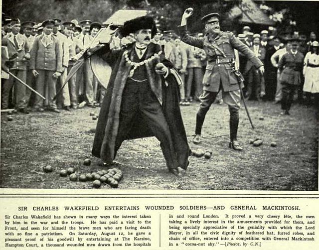 Sir Charles Wakefield as Lord Mayor of London in 1916 (Illustrated War News)