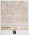 Charte de l'archevêque de Bourges, Richard II, par lequel Hugues, prieur de La Chapelaude, confirme les coutumes Établies à La Chapelaude, - Archives Nationales - AE-II-109.jpg