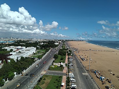 How to get to Marina Beach with public transit - About the place