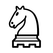 A common icon for the empress used in diagrams Chess clt45.svg