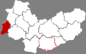 Localización de Bǎodé Xiàn