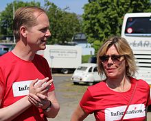 Christian Jensen og Mette Davidsen-Nielsen, Folkemodet 2015.jpg