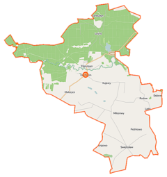 Mapa lokalizacyjna gminy Ciechocin