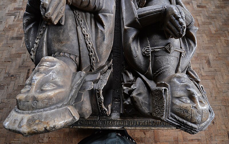 File:Clifton Campville, St. Andrew's Church, Monument to Sir John and Ellen Vernon (1545) 5 - geograph.org.uk - 4943470.jpg