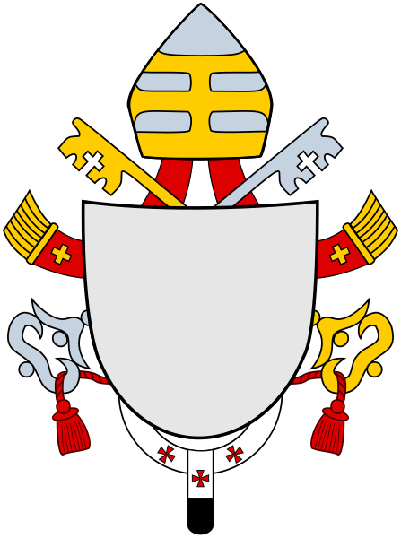 File:Coat of Arms of Catholic Pope with pallium.svg