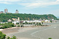 La colline de Québec surplombant le fleuve Saint-Laurent.
