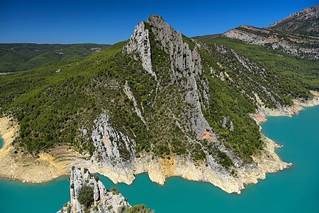 A mountain in the Congost de Mont-rebei