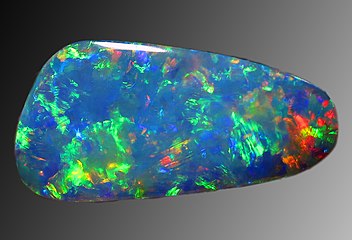 Opal can contain protist microfossils of diatoms, radiolarians, silicoflagellates and ebridians [8]