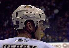 Perry with the Ducks in February 2011. Corey Perry 2011.jpg