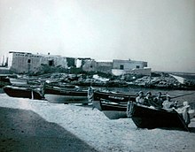 Fishermen in Corralejo, 1920.