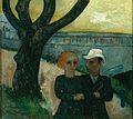 Couple on the River-Bank (Self-Portrait with Felka Platek), 1932.jpg