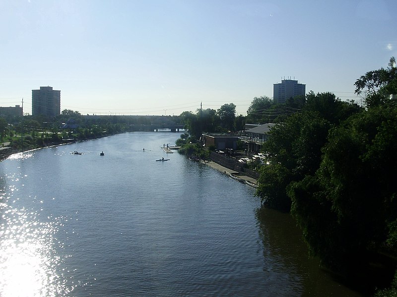 File:Credit River in Port Credit.jpg