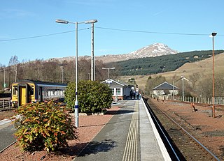 Crianlarich railway station Railway station in Stirling, Scotland