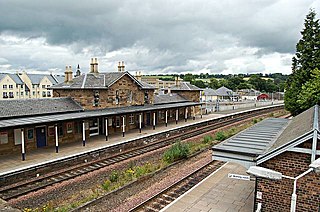 <span class="mw-page-title-main">Cupar railway station</span> Railway station in Fife, Scotland