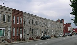 Casas geminadas na Pennington Avenue