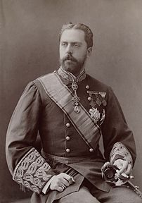 Charles de Bourbon, prétendant carliste au trône d'Espagne et prétendant légitimiste aux trônes de France et de Navarre, photographié par Nadar vers 1890. (définition réelle 2 536 × 3 613)
