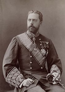 c. 1890 Carlos, Duke of Madrid by Nadar