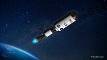 Artist's concept of the Demonstration Rocket for Agile Cislunar Operations (DRACO). DRACO spacecraft.jpg