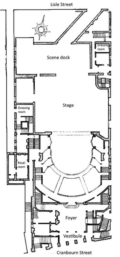 Architects' plan of the theatre