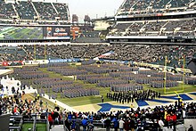 Army v Navy college football game in 2010