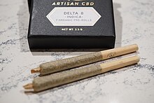 CBD pre-rolled joints infused with hemp flower and delta-8 THC. Delta-8 THC Joints.jpg