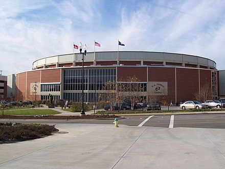 An image of E.A. Diddle Arena.