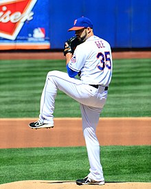 Gee with the Mets in 2013 DillonGee2013.jpg